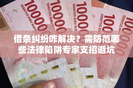 北京借条纠纷咋解决？需防范哪些法律陷阱专家支招避坑