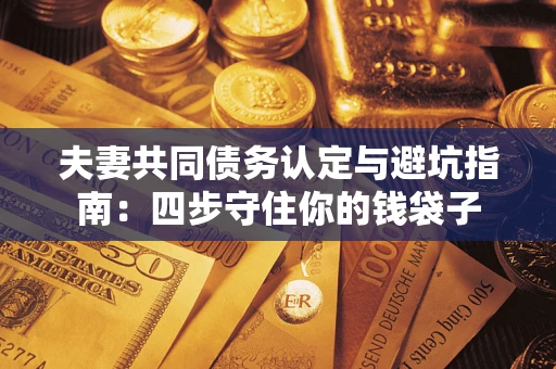 北京夫妻共同债务认定与避坑指南：四步守住你的钱袋子